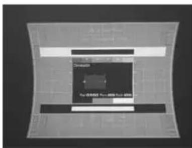 SONY VPL-CW255 - Corrección de desviación ①-Bordes derecho e izquierdo de la imagen - 3