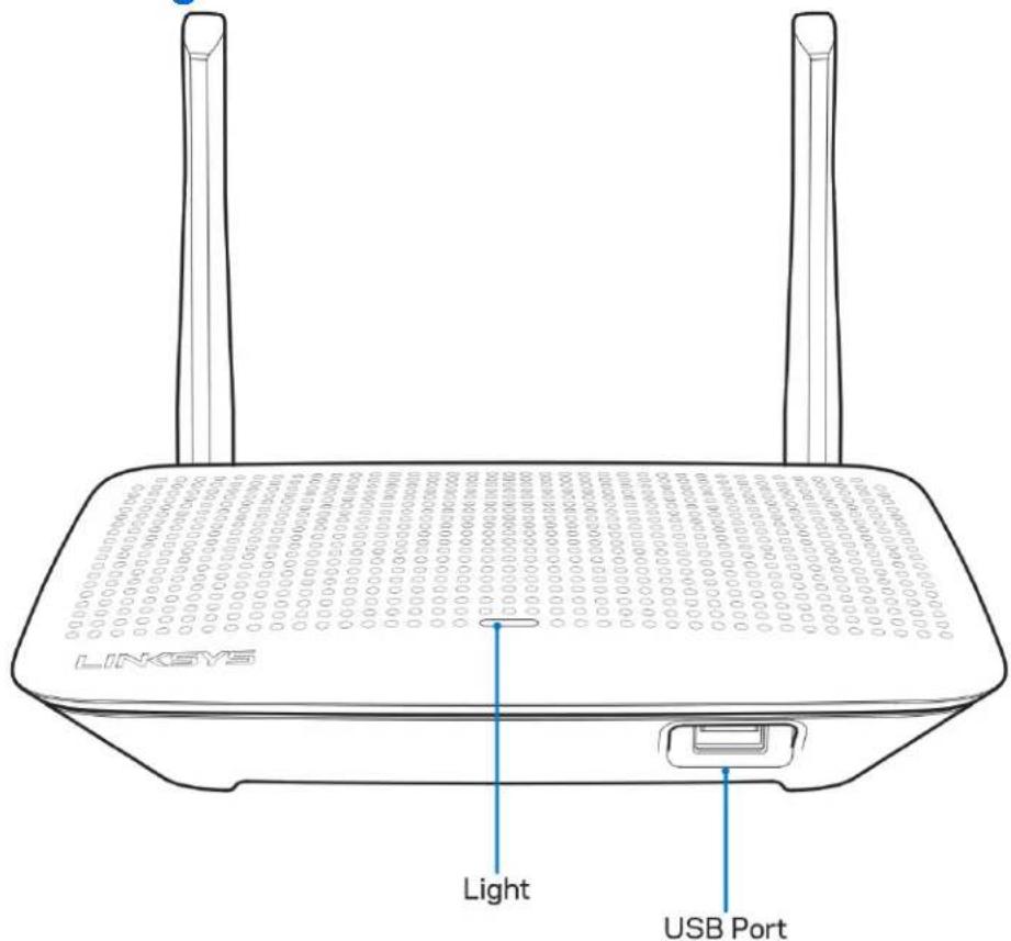 LINKSYS EA6350 - Üstten görünüm - 1