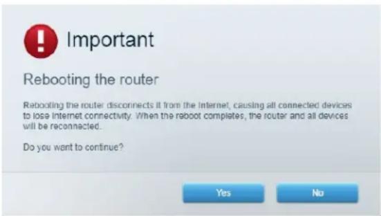 LINKSYS EA6350 - Škiet, ka internets nav pieejams - 1