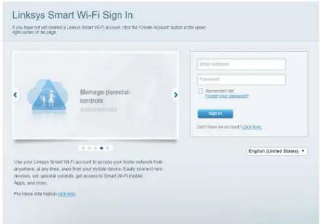 LINKSYS EA6350 - Verbinding maken met Linksys Smart WiFi - 1