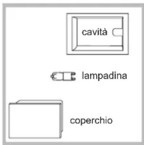 cavità lampadina coperchio