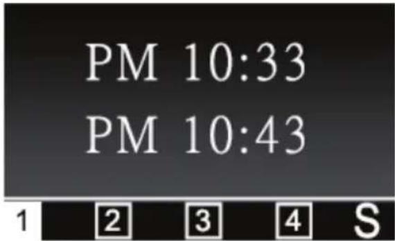 PM 10:33 PM 10:43 1 2 3 4 S
