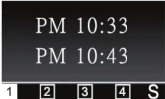 PM 10:33 PM 10:43 1 2 3 4 S