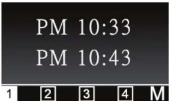 PM 10:33 PM 10:43 1 2 3 4 M