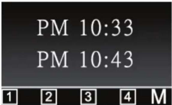 PM 10:33 PM 10:43 1 2 3 4 M