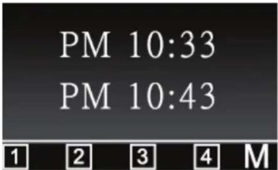 PM 10:33 PM 10:43 1 2 3 4 M