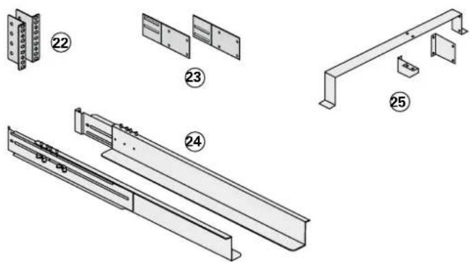 EATON EX RT 7 3:1 Network - Montagematerial für Rackeinbau - 1