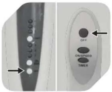 OFF ON/SPPEED TIMER