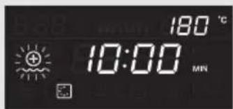 180 °C 10:00 MIN
