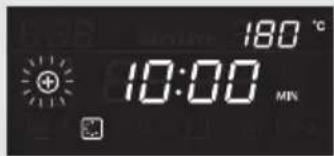180 °C 10:00 MIN