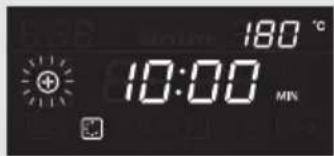 180 °C 10:00 MIN