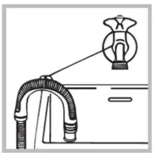 INDESIT XWC 71252 W EU - Raccordement du tuyau de vidange - 2