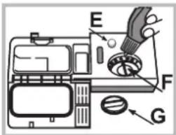 Hotpoint Ariston LSTB 6B019 EU - Az öblítőszer betöltése - 1