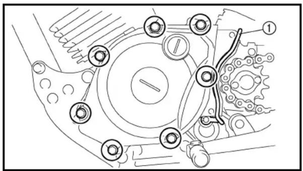 YAMAHA TT-R125E (2006) - CDI MAGNETO AND STARTER CLUTCH (TT-R125E/TT-R125LWE) - 2