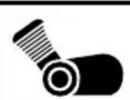 Technical diagram of a mechanical assembly with labeled components and circular features