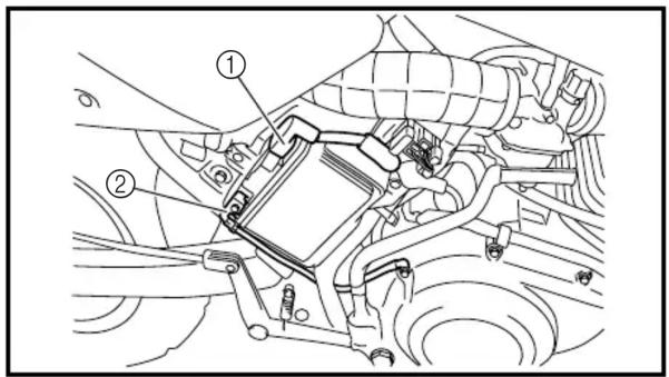 YAMAHA TT-R125E (2006) - Lademethode für ein Ladegerät mit konstanter Spannung - 2