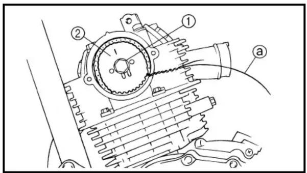 YAMAHA TT-R125E (2006) - Déposer: - 1