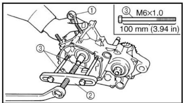 ① ③ M6×1.0 100 mm (3.94 in) ② ③