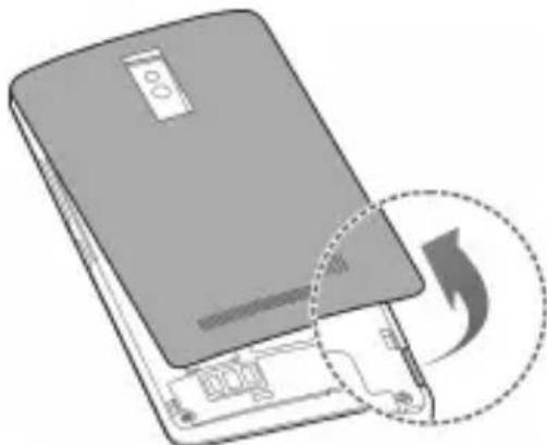 ZTE Blade V220 - Installing the microSDHC™ Card (Not Included) - 1