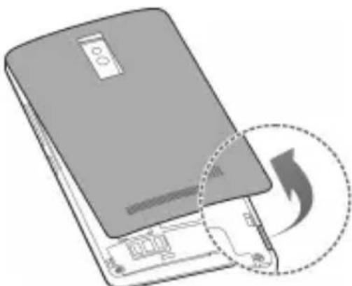 ZTE Blade V220 - Installazione della scheda microSDHC™ (non inclusa) - 1