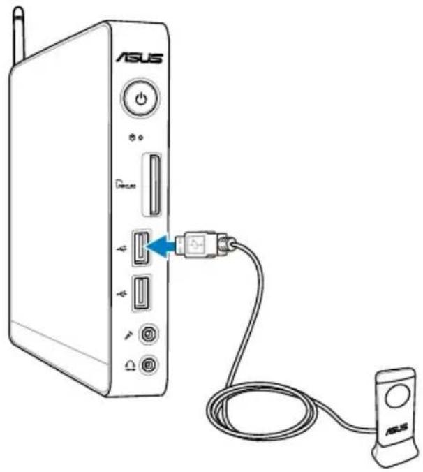 ASUS EeeBox PC EB1021 - リモコンをセットアップする（特定モデルのみ） - 1