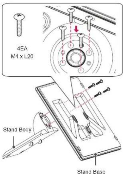 4EA M4 x L20 Stand Body Stand Base