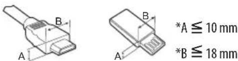 A B A B *A ≤ 10 mm *B ≤ 18 mm