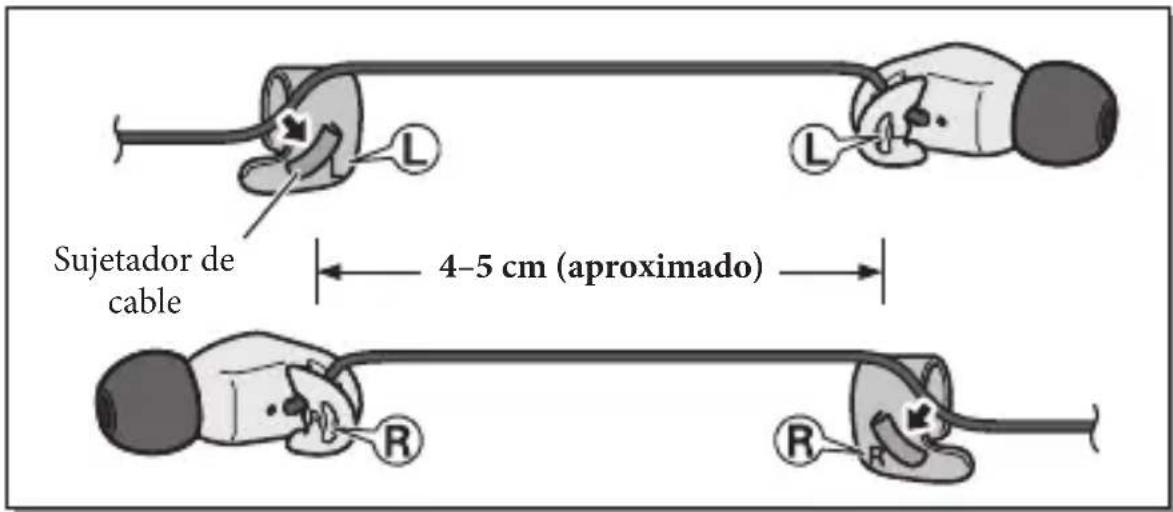 Sujetador de cable 4-5 cm (aproximado)