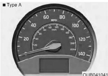 ■ Type A 60 MPH 100 120 140 200 220 240 260 280 300 320 340 360 380 400 OUB041041