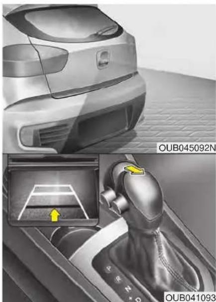 KIA Rio (2016) - REAR-CAMERA DISPLAY (IF EQUIPPED) - 1