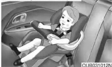 KIA Rio (2016) - WARNING - Seat belt use - 2