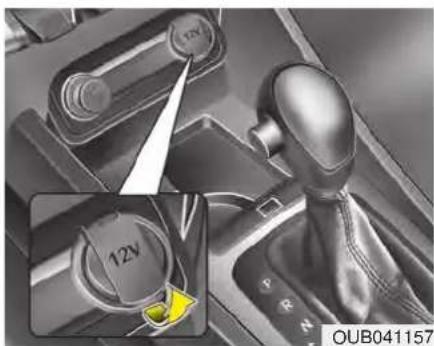 KIA Rio (2016) - CAUTION - Vanity mirror lamp - 1
