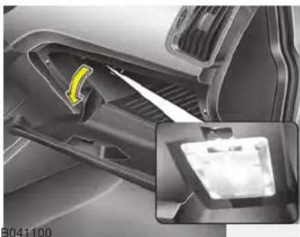KIA Rio (2016) - Vanity mirror lamp (if equipped) - 1