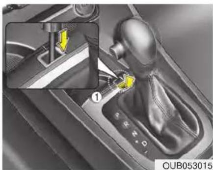 KIA Rio (2016) - WARNING - Shifting from park - 1