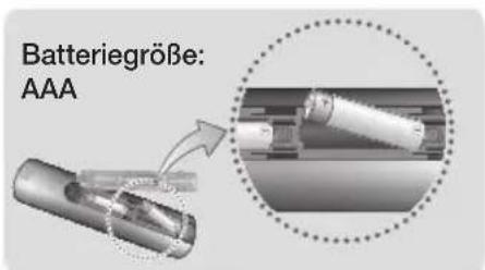 Batteriegröße: AAA