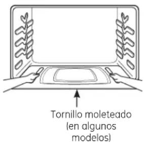Tornillo moleteado (en algunos modelos)
