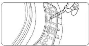 SAMSUNG DV42H5400GW - Door reversal - 8