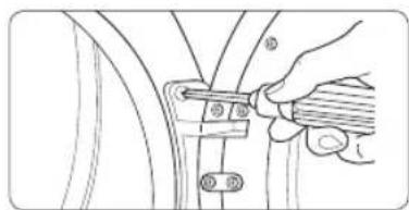 SAMSUNG DV42H5400GW - Inversión de la puerta - 1