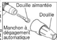 MILWAUKEE 6580-20 - Douille de serrage a dégagement automatique pour vis TEKS - 1