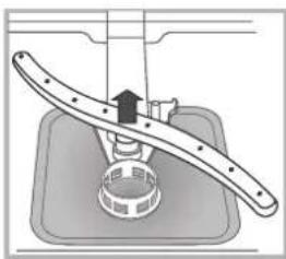 INDESIT DFG 26B1 EU - Nettoyer les bras de lavage - 2