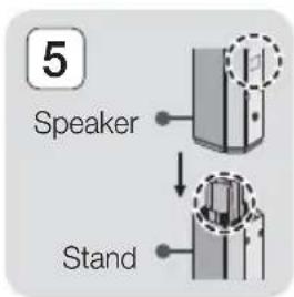5 Speaker Stand