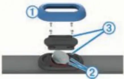 GARMIN HRM-Tri - Sustitución de la pila del monitor de frecuencia cardiaca - 1