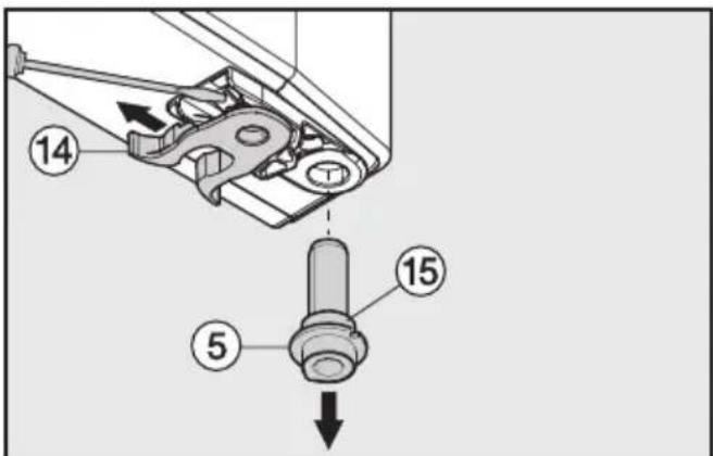 MIELE FN 12421 S-1 - Changement de la butée de porte - 3