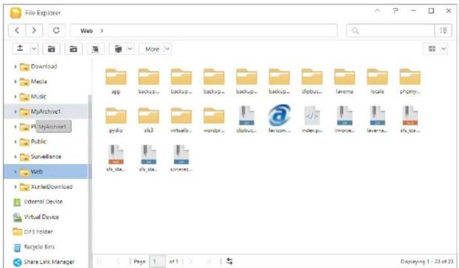 File Explorer Web > Download Media Music MyArchive1 PLMyArchive1 Public Surveillance Web XunleiDownload External Device Virtual Device CIF5 Folder Recycle Bins Share Link Manager app backup... backup... backup... backup... backup... dlptbot... lavema locale phpmy... pydio sfs3 virtualb... mordpr... dlptbot... fanicom... index.p... invoice... lavema... sfs_sta... sfs_sta... sfs_sta... soneres... Page 1 of 1 Displaying 1 - 23 of 23
