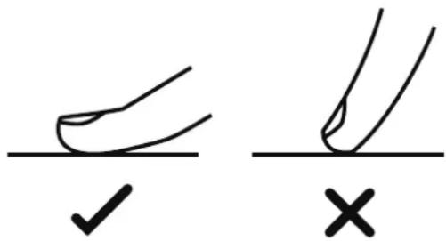 Exquisit EKI1.5 - Utilisation des touches sensitives - 1