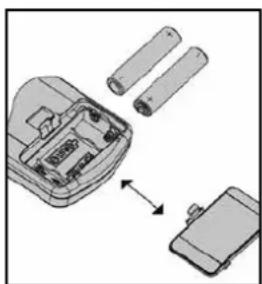 QLIMA P426 - Inserimento delle batterie. - 1