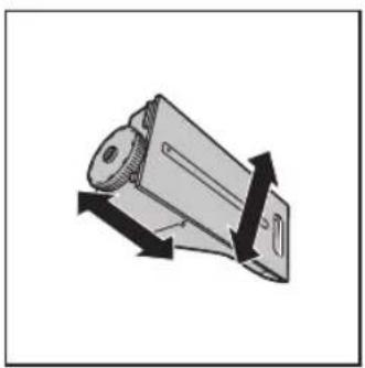 Mechanical component diagram showing a rotating shaft with directional arrows indicating motion (no text or symbols)