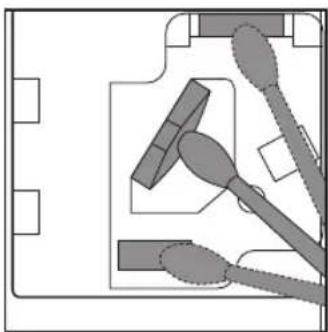 Pure electrical circuit lines without any symbols