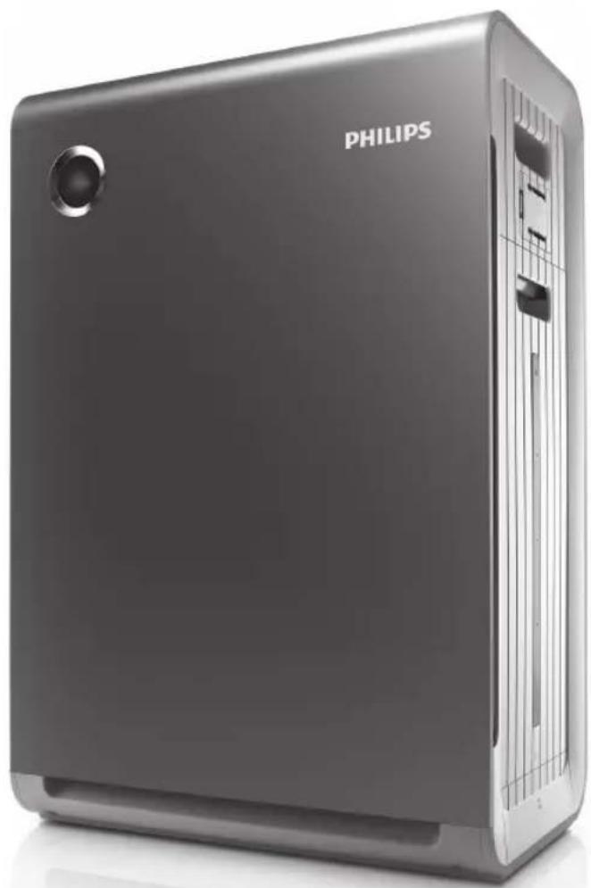 Exterior view of a Philips electronic device (no visible text or symbols on body)
