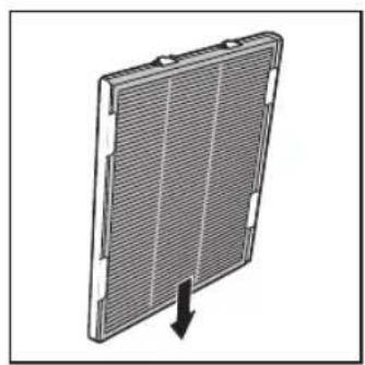 3D diagram of a solar panel with a downward arrow indicating compression or dislocation (no text or symbols)